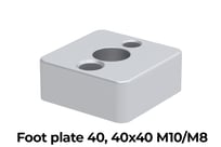 Foot Plate 40x40