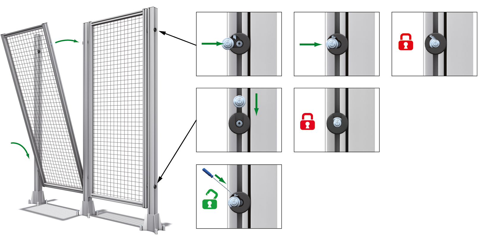 Machine guarding access