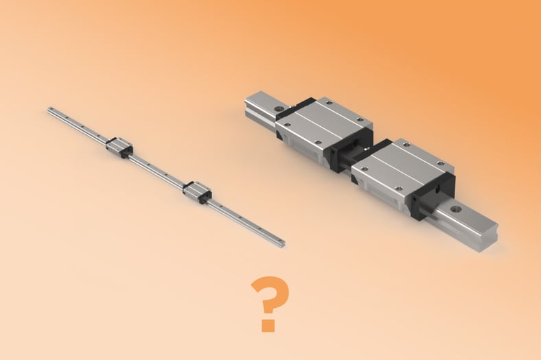 Linear rail guides – dimension correctly