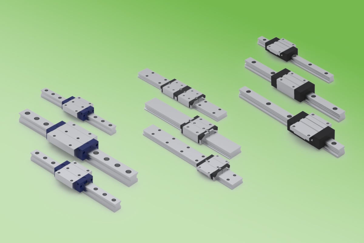 Linear Rail Aluminium, Linear Rail WRC and Roller Guides